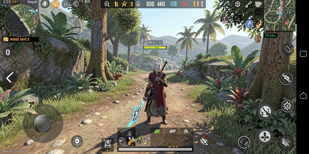 Tangkapan layar gameplay <strong>EZ338</strong> menampilkan simulasi kehidupan yang dinamis dan menarik.