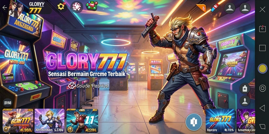 Tangkapan layar menunjukkan aksi mendebarkan dari gameplay Arcade.