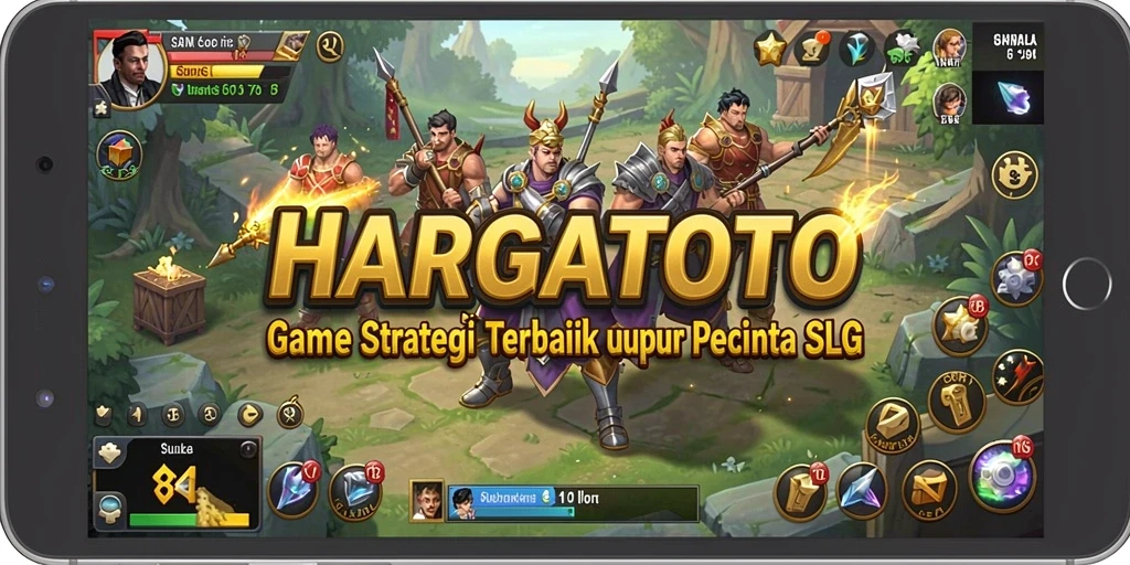 Tampilan menarik gameplay HARGATOTO dengan pertempuran strategis.