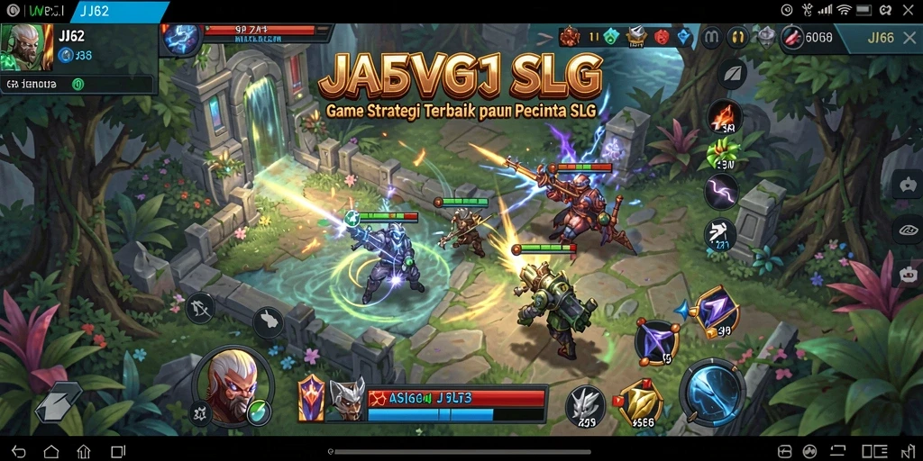 Screenshot gameplay JJ62 yang menampilkan aksi strategi yang mendebarkan.