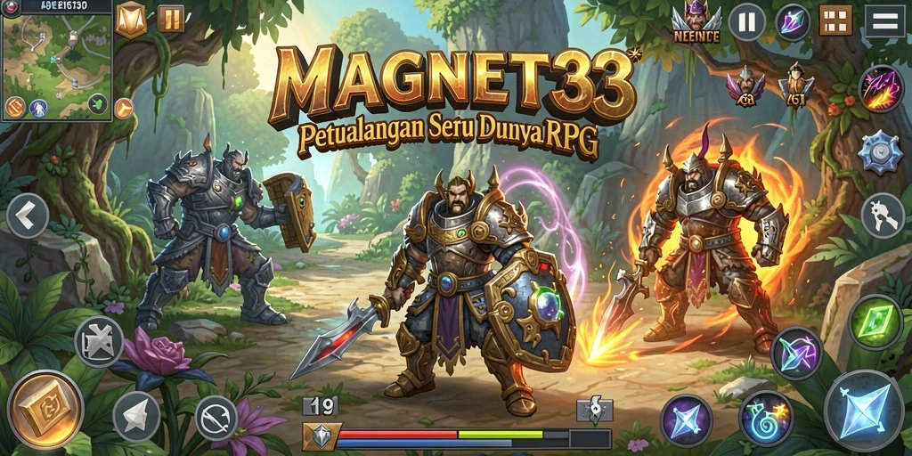 Tangkapan layar gameplay RPG yang memikat di MAGNET33.