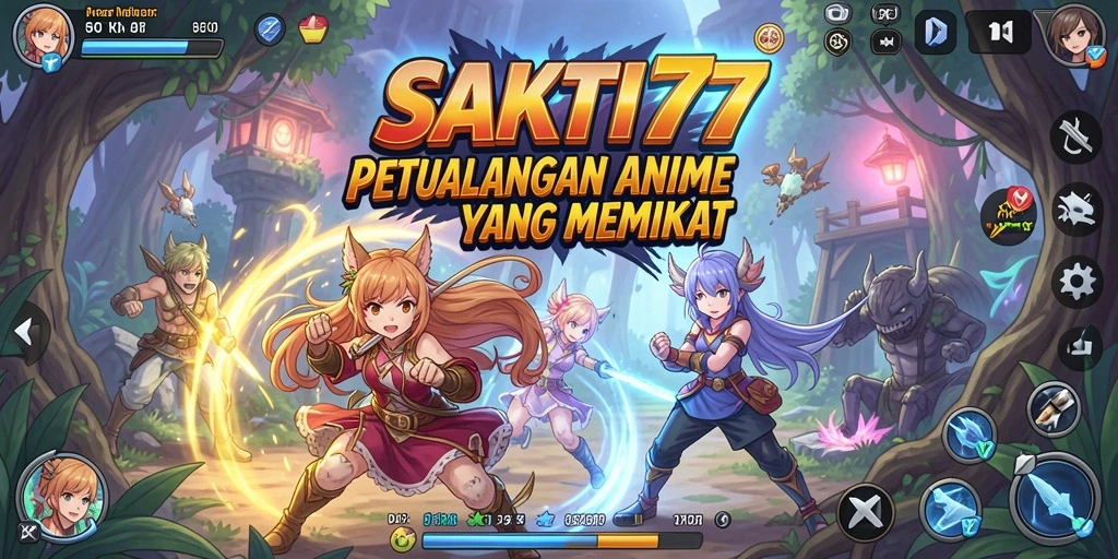 Tampilan gameplay SAKTI77 yang dinamis dan penuh warna.