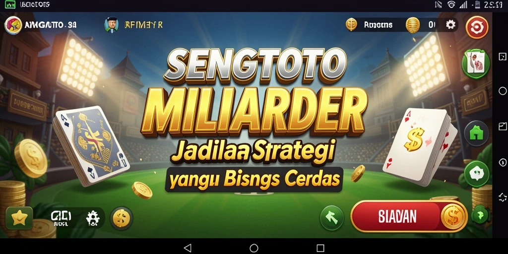 Tangkapan layar utama SENGTOTO menampilkan aksi manajemen bisnis yang menarik.